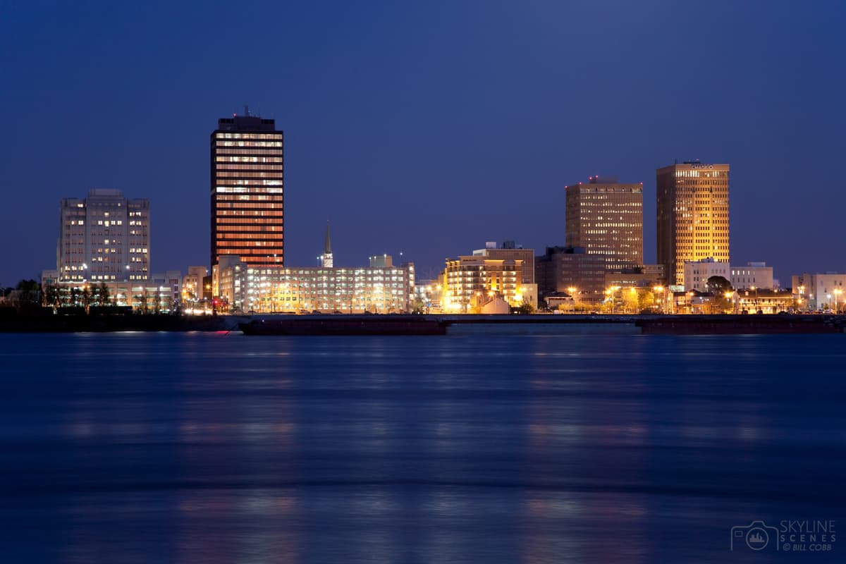 Baton Rouge, Louisiana Skyline
