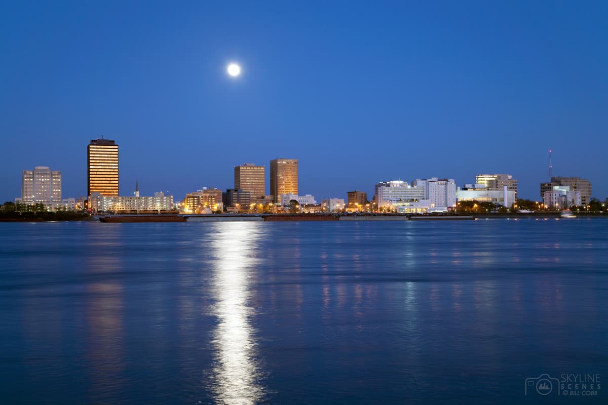 Baton Rouge, Louisiana Skyline